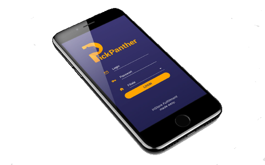 PickPanther App Ansicht - Startseite