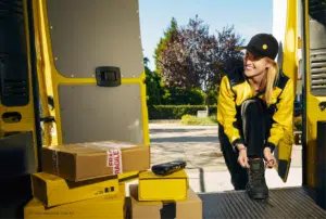 Screenshot: Produktdetailseite Dienstbekleidung im Österreichische-Post-Onlineshop