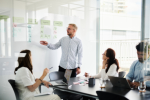 Foto: Workshop mit Mitarbeitenden