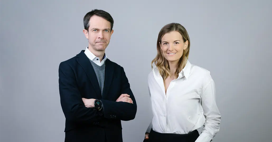 Geschäftsführung Bernhard Erkinger (links) und Clarissa Lehner (rechts)