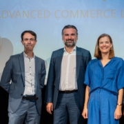 Bernhard Erkinger, Geschäftsführer, ACL advanced commerce labs GmbH, Robert Hadzetovic, Logistic Solutions und E-Commerce, Österreichische Post AG, Clarissa Groll, Geschäftsführerin, ACL advanced commerce labs GmbH, und Michael Blaschitz, EOSS Industries Holding