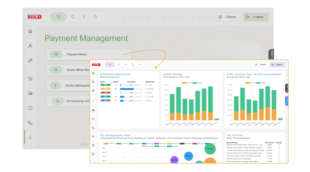 NKD Payment Modul von ACL insight
